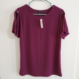 NWT Plum Ann Taylor Blouse
